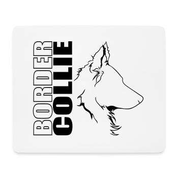 BORDER COLLIE Hunde Hund Hütehund Wilsigns - Mousepad (Querformat) - Weiß - Vorne
