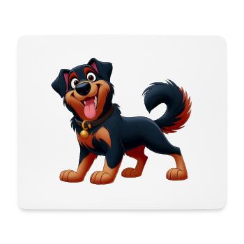 Beauceron 6 - Mouse Pad (horizontal) - white - Front