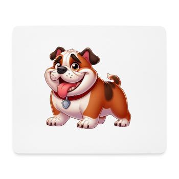 Englischer Bullster 5 - Mousepad (Querformat) - Weiß - Vorne