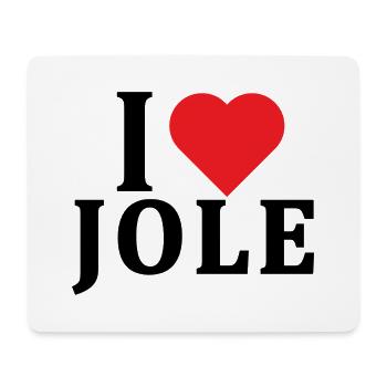 t-shirt I love Jole t-shirt gift idea - Mouse Pad (horizontal) - white - Front
