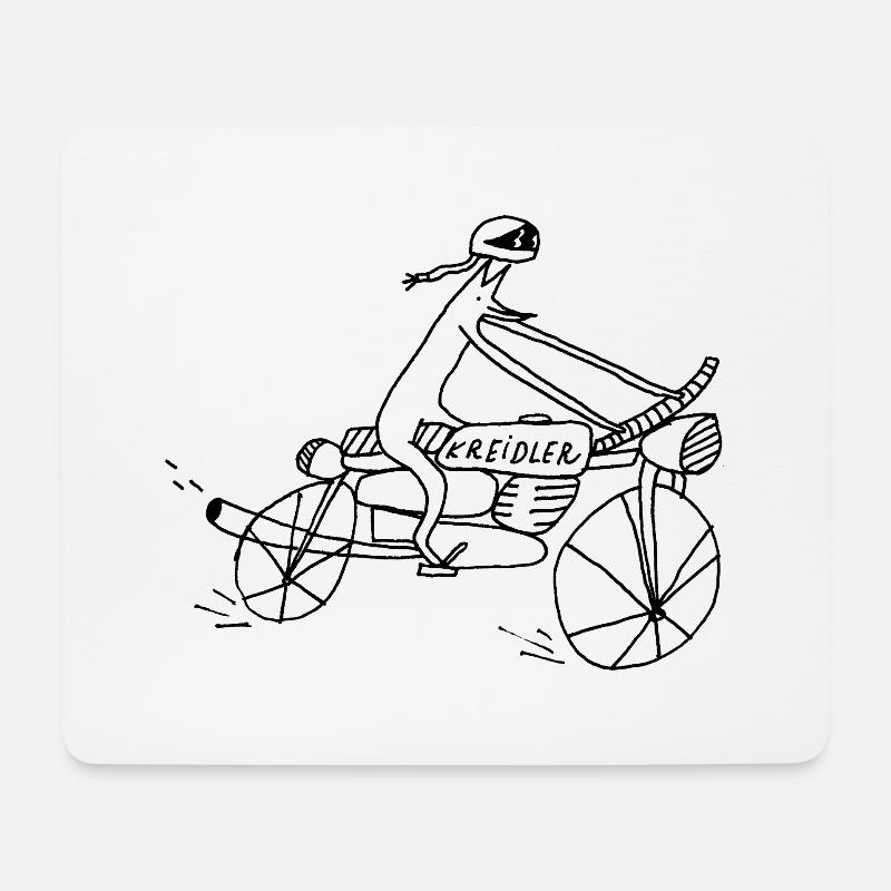 Kreidler - Mousepad (Querformat) - Weiß