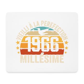 Vintage 1966 Retro 1966 Birthday Gift - Mouse Pad (horizontal) - white - Front