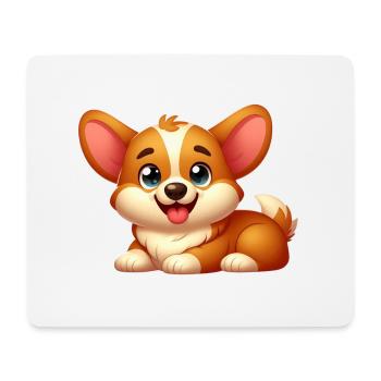Corgi 2 - Mouse Pad (horizontal) - white - Front