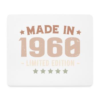 Made In 1960 Cadeau Anniversaire 1960 Vintage 1960 - Tapis de souris (format paysage) - blanc - Devant