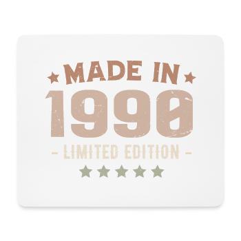 Hergestellt in den 1990er Jahren Vintage Geschenk zum Jubiläum der 1990er Jahre - Mousepad (Querformat) - Weiß - Vorne
