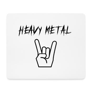 Heavy Metal Rock - Mousepad (Querformat) - Weiß - Vorne