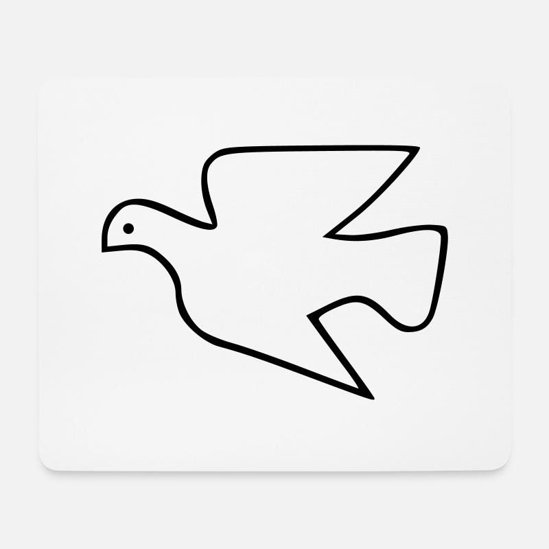 DOVE - Mouse Pad (horizontal) - white