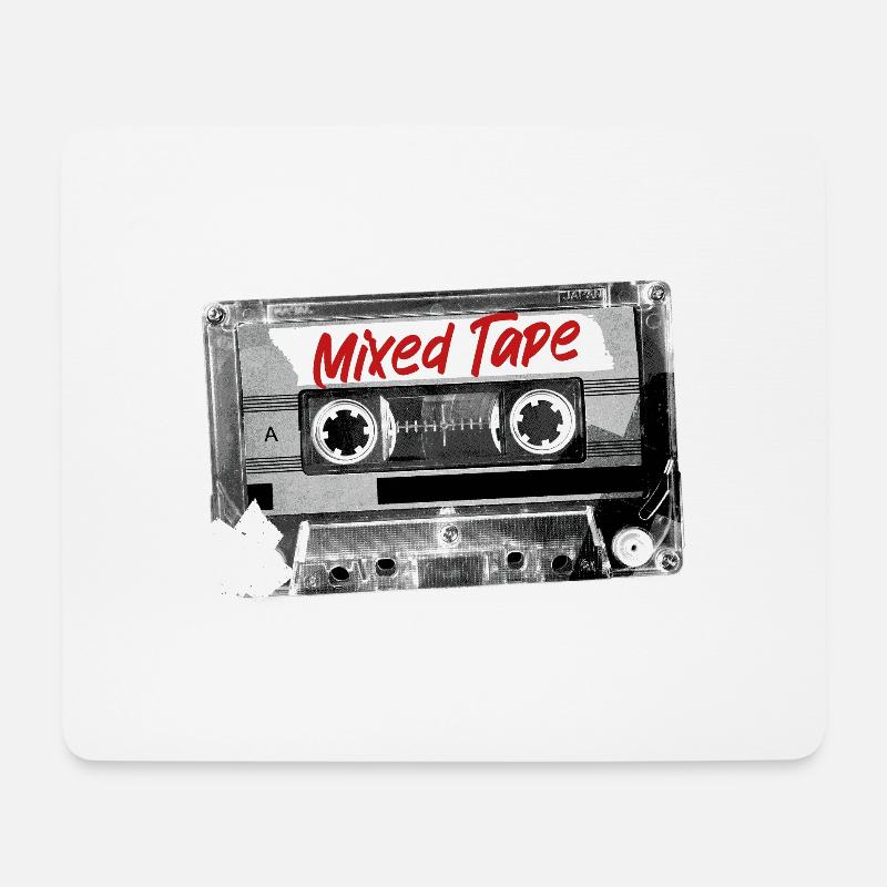 Gemischtes Band - Mousepad (Querformat) - Weiß