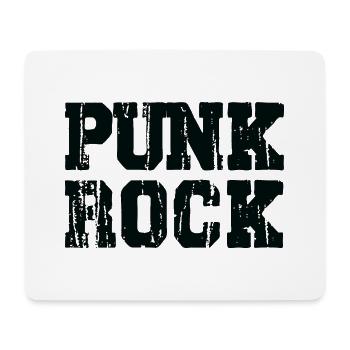 Punk-Rock-Grunge-Typografie - Mousepad (Querformat) - Weiß - Vorne