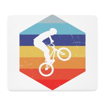 bmx Herren Damen bmx jungen Radfahren Bike - Mousepad (Querformat) - Weiß - Vorne