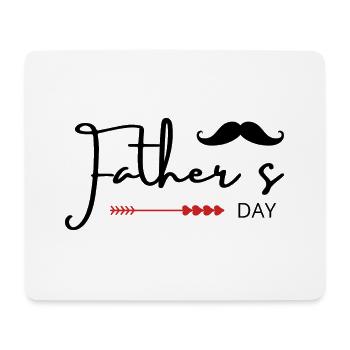 Father’s Day - Tapis de souris (format paysage) - blanc - Devant