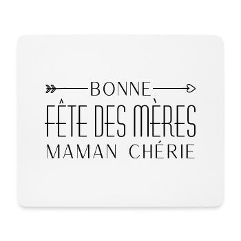 Bonne fête des mères maman chérie - Tapis de souris (format paysage) - blanc - Devant