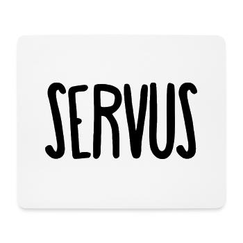 Servus (Happy Fox) - Mousepad (Querformat) - Weiß - Vorne