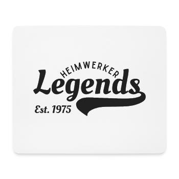 DIY legend since 1975 - Mouse Pad (horizontal) - white - Front