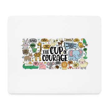 Tasse - Mousepad (Querformat) - Weiß - Vorne