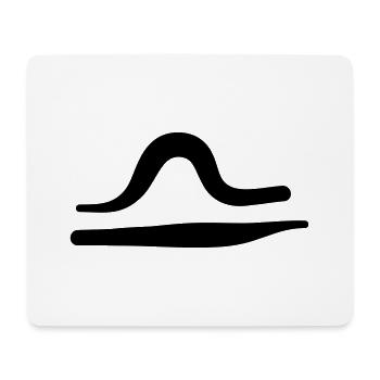Libra zodiac sign - Mouse Pad (horizontal) - white - Front