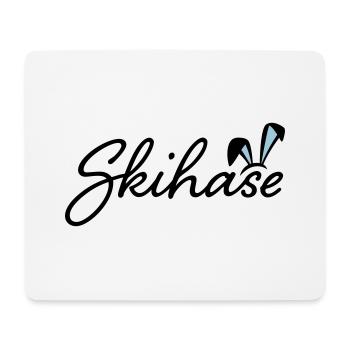 SKIHASE - Mousepad (Querformat) - Weiß - Vorne