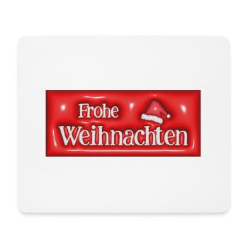 Weihnacht 3D 10 - Mousepad (Querformat) - Weiß - Vorne