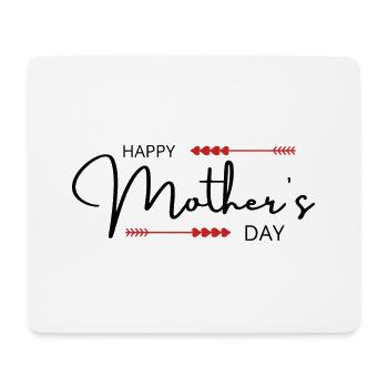 Happy Mother’s Day - Tapis de souris (format paysage) - blanc - Devant