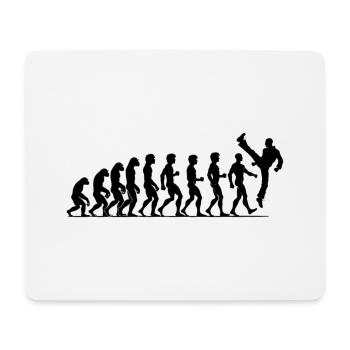 Kickboxing FIghter Kickboxer - Tapis de souris (format paysage) - blanc - Devant