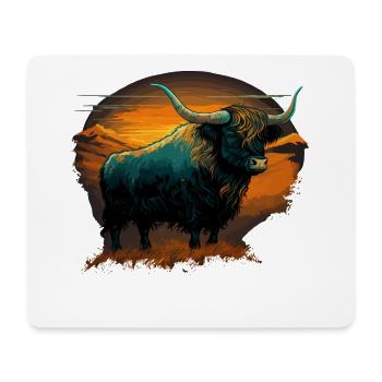 Mountain Yak - Mouse Pad (horizontal) - white - Front
