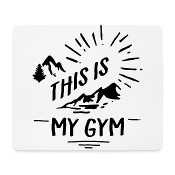 This Is My Gym Bouldering Rock Climbing Bouldering - Mousepad (Querformat) - Weiß - Vorne