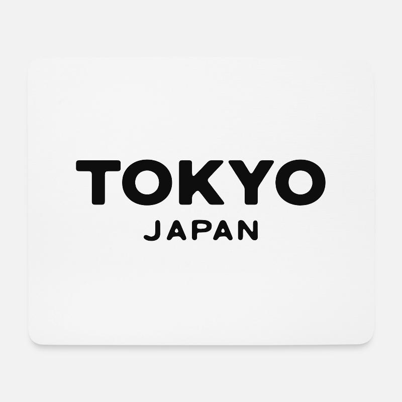 Tokyo Japan Asien Schrift Design Print - Mousepad (Querformat) - Weiß