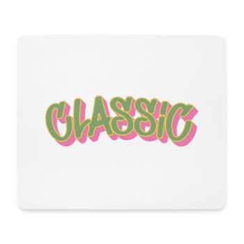 classic Graffiti Classic | Farben änderbar - Mousepad (Querformat) - Weiß - Vorne