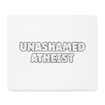 Unverschämter Atheist Stolzer Atheist Skeptiker Weihnachten - Mousepad (Querformat) - Weiß - Vorne