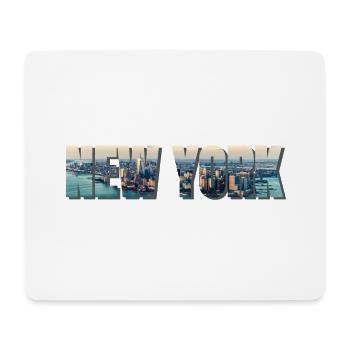 NEW YORK - Tapis de souris (format paysage) - blanc - Devant