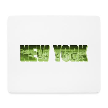 New York NYC Neon - Tapis de souris (format paysage) - blanc - Devant