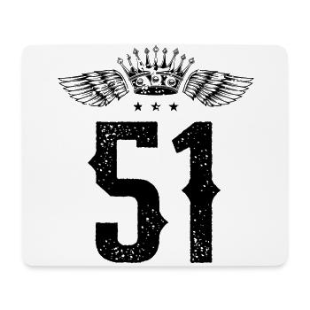 51 Number of crowns - Mouse Pad (horizontal) - white - Front