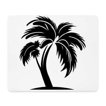Symbole de Palm Island - Tapis de souris (format paysage) - blanc - Devant