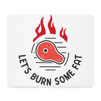 Grillparty Spruch Zum Grillen Grill - Mousepad (Querformat) - Weiß - Vorne