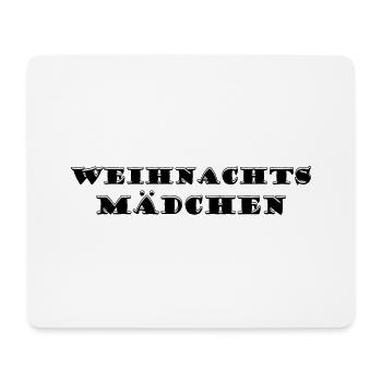 Frohe Weihnachten und besinnliches Heilig Abend - Mousepad (Querformat) - Weiß - Vorne