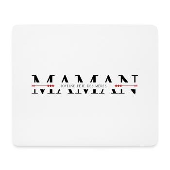 Joyeuse fête te des mères - Maman - Tapis de souris (format paysage) - blanc - Devant