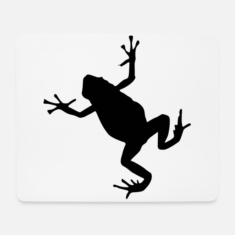 grenouille - Tapis de souris (format paysage) - blanc