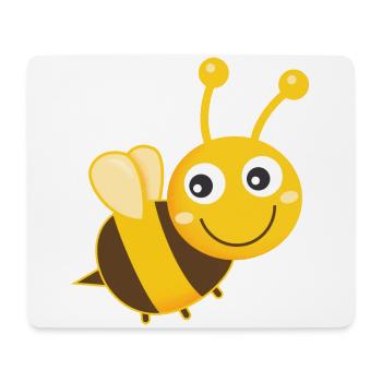 Bee Bees Honey Bee - Mouse Pad (horizontal) - white - Front