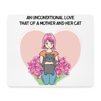 Muttertag niedliche Katzenmutter - Mousepad (Querformat) - Weiß - Vorne