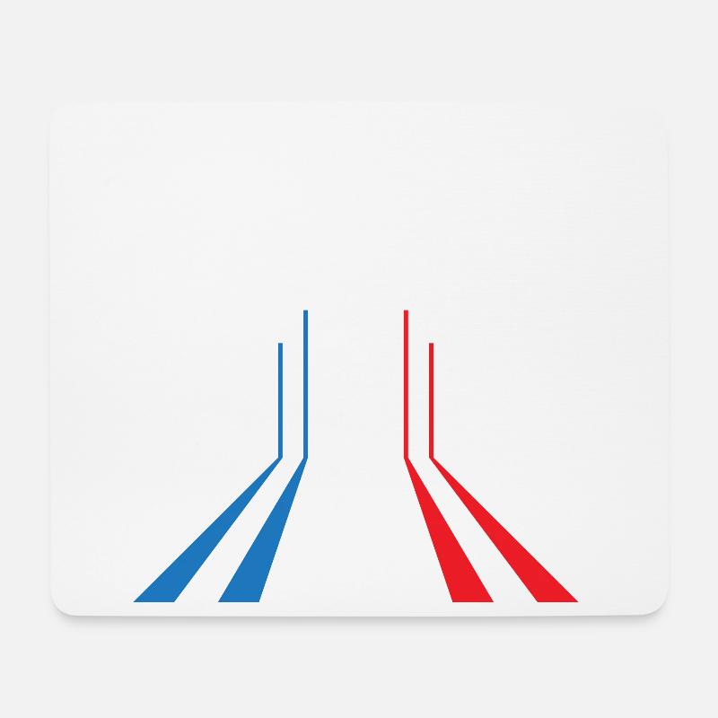 Fighter plane - military fighter jet - Mouse Pad (horizontal) - white