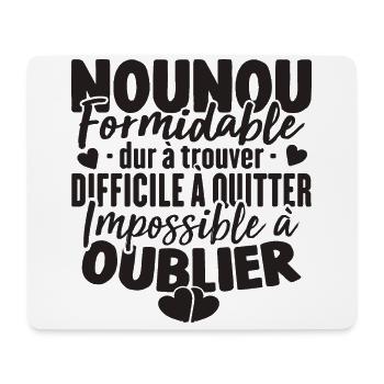 Nounou Formidable Super Idée Cadeau Pour Nounou - Tapis de souris (format paysage) - blanc - Devant