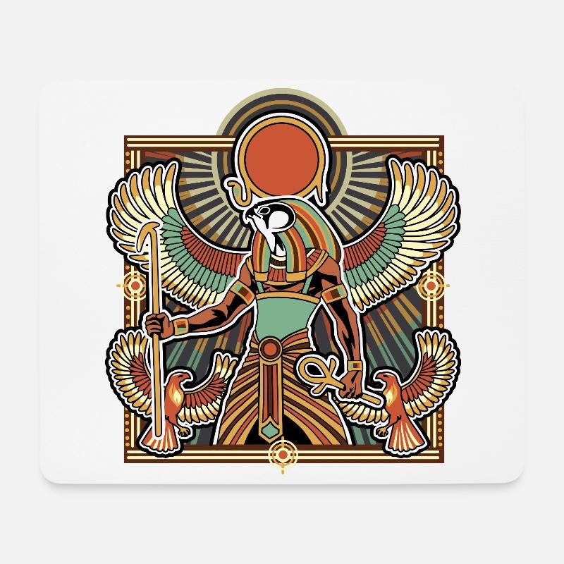 RA Gott der Sonne ÄGYPTEN - Mousepad (Querformat) - Weiß