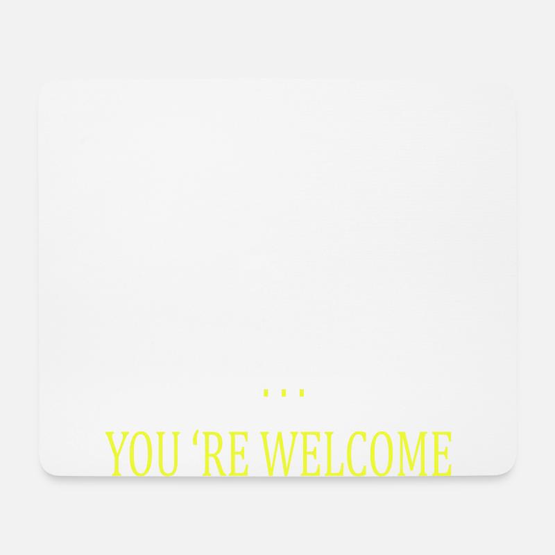 I Paused my Game to be Here - Mouse Pad (horizontal) - white