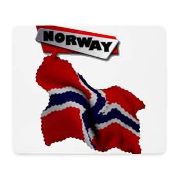 Norvège 3 G - Tapis de souris (format paysage) - blanc - Devant
