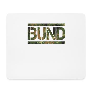 Bund Bundeswehr Offizier Unteroffizier tarnfleck - Mousepad (Querformat) - Weiß - Vorne