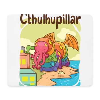 Cthulhupillar visits New Innsmouth - Mouse Pad (horizontal) - white - Front