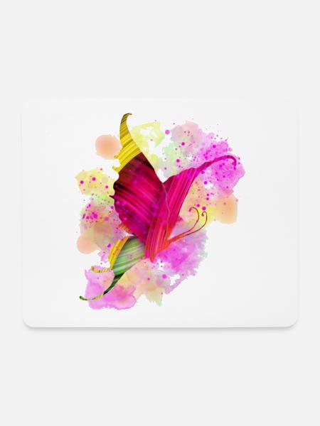 butterfly - Mouse Pad (horizontal) - white