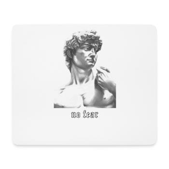 Michelangelo keine Angst David Kunst Geschenk - Mousepad (Querformat) - Weiß - Vorne