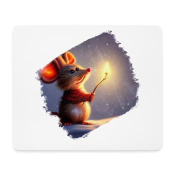 Christmas Mouse - Mouse Pad (horizontal) - white - Front