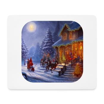 Christmas motif - Mouse Pad (horizontal) - white - Front
